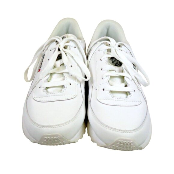 Reebok Classic Renaissance Sneakers White/Grey Shoes Women's US 8.5 w/ Box - Picture 4 of 9